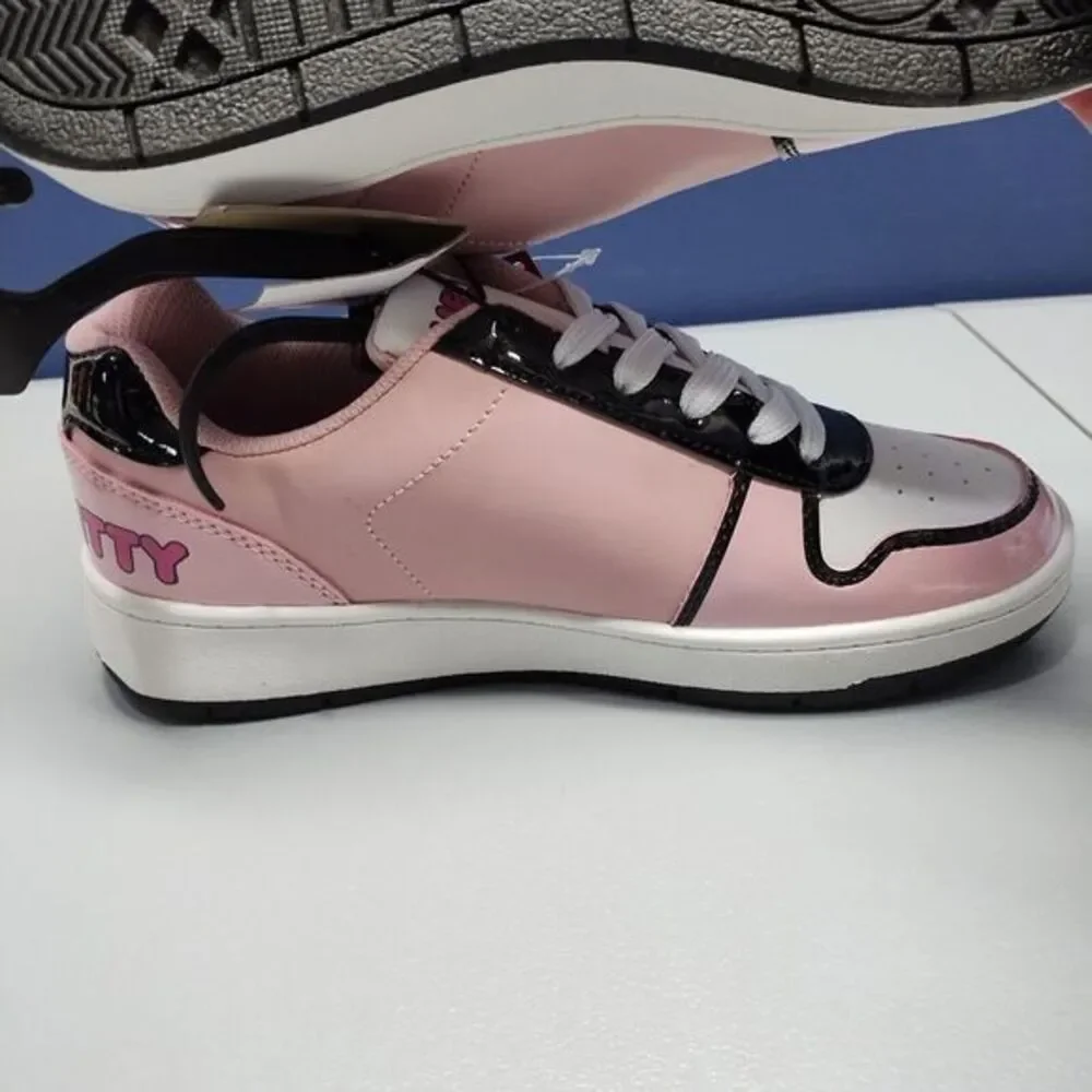 Hello Kitty Sneakers Shoes Womens Sz 7 Pink Comfort Manmade Lace Up WMHK24BB001 - Picture 10 of 15